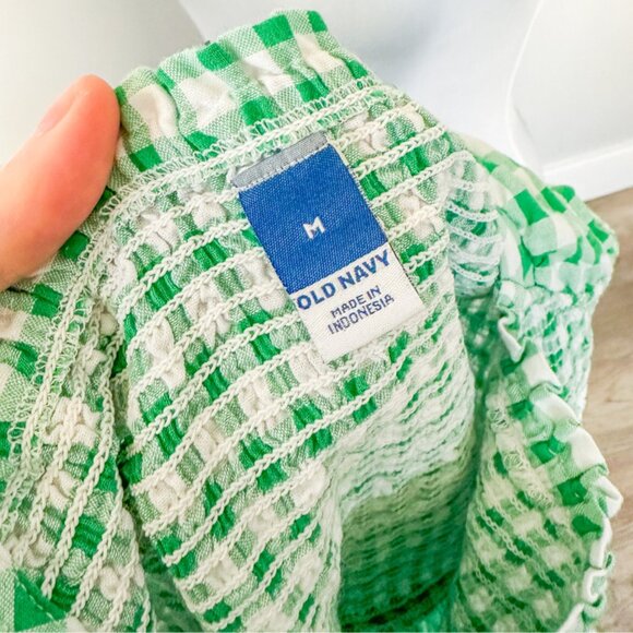 Old Navy Mint Checkered Midi Dress - Picture 10 of 14